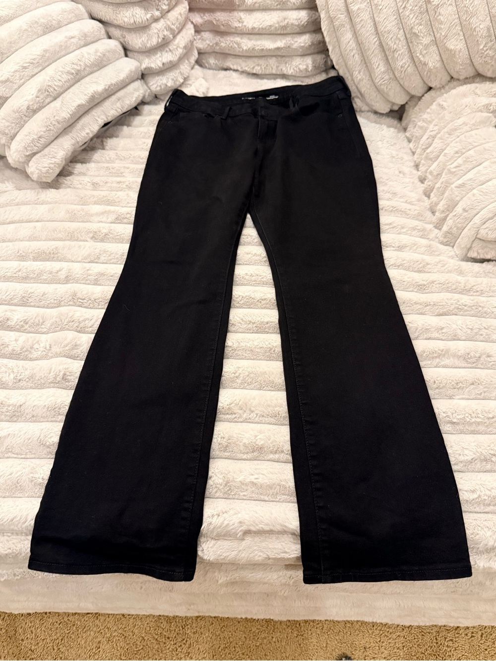 Size 14 Tall Women's Black Flared Jeans